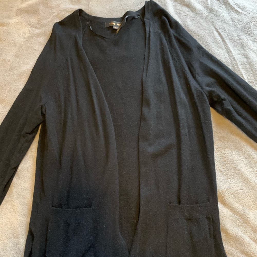Fashion Nova Black Long Sleeve Sweater